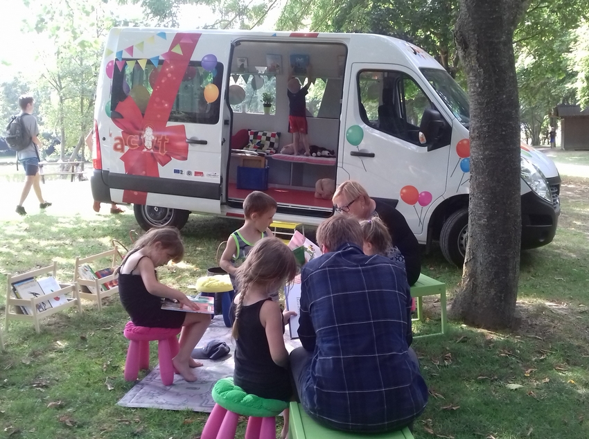 Le bibliotacot en balade au mois de juillet…