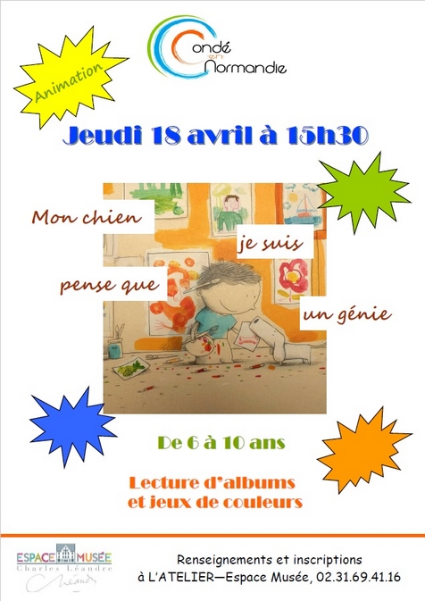 Jeudi 18 avril – Lectures et jeux de couleurs au musée