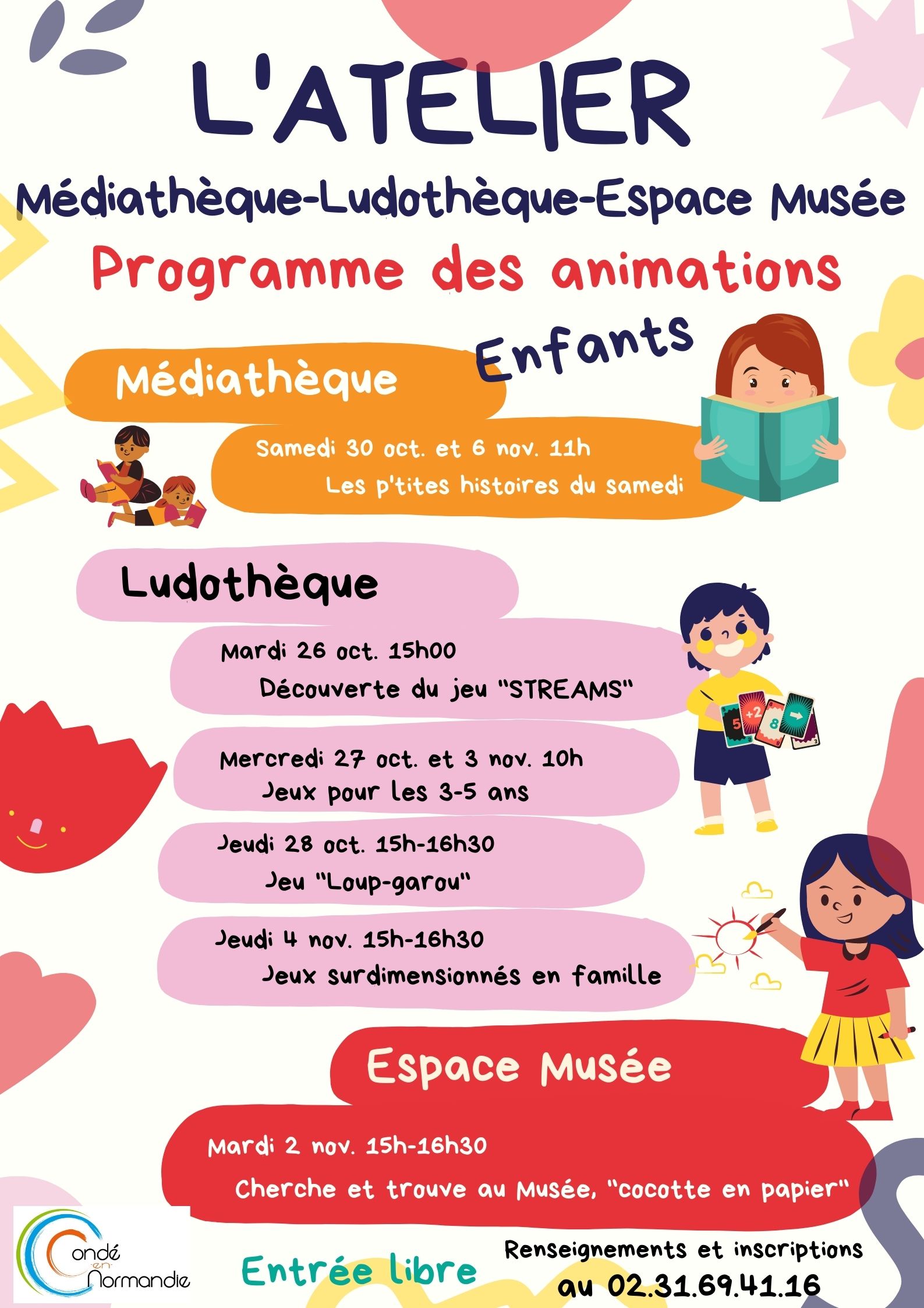 Animations pendant les vacances