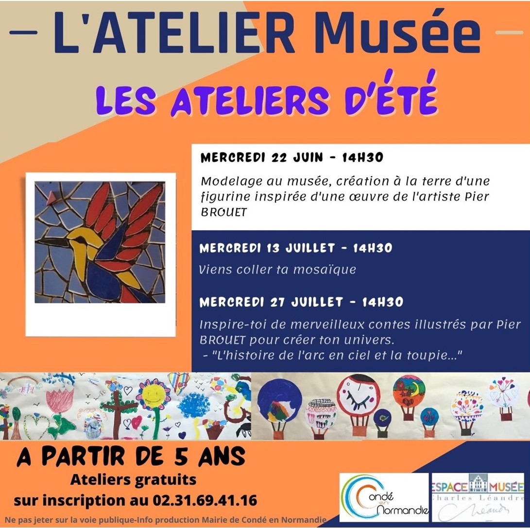 Les ateliers des petites mains au musée en juillet