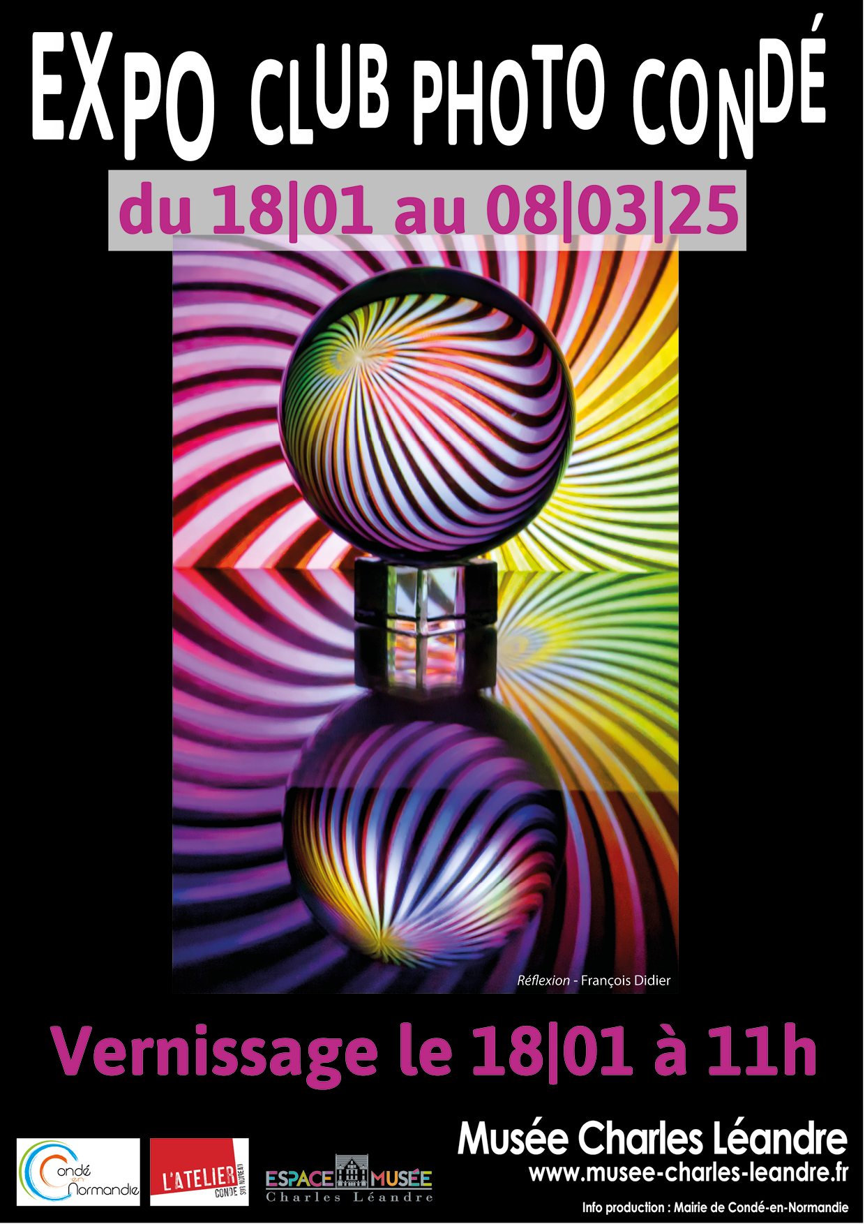 Samedi18 janvier – Vernissage de l’exposition du Club Photo condéen