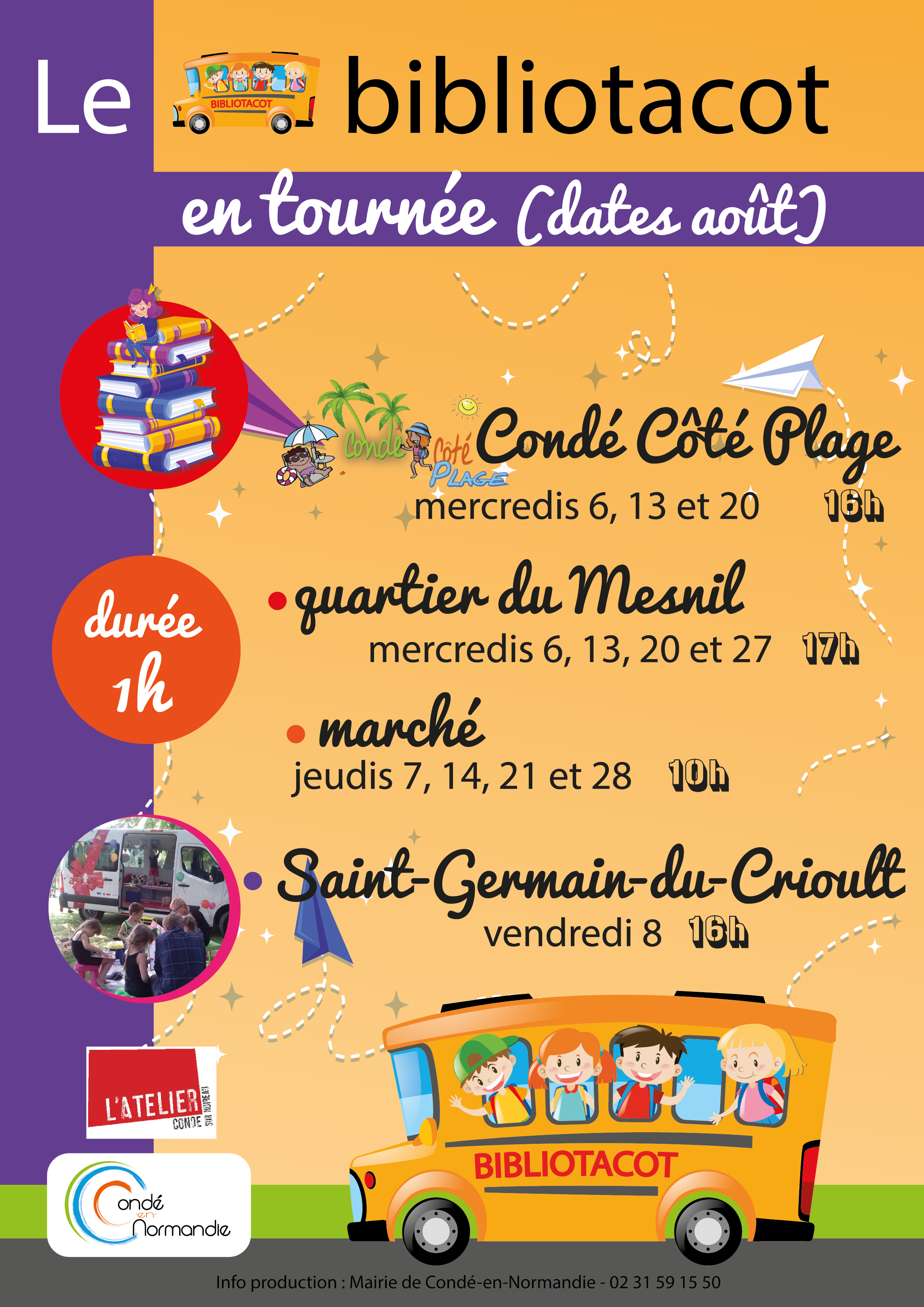 Le Bibliotacot en balade au mois d’août