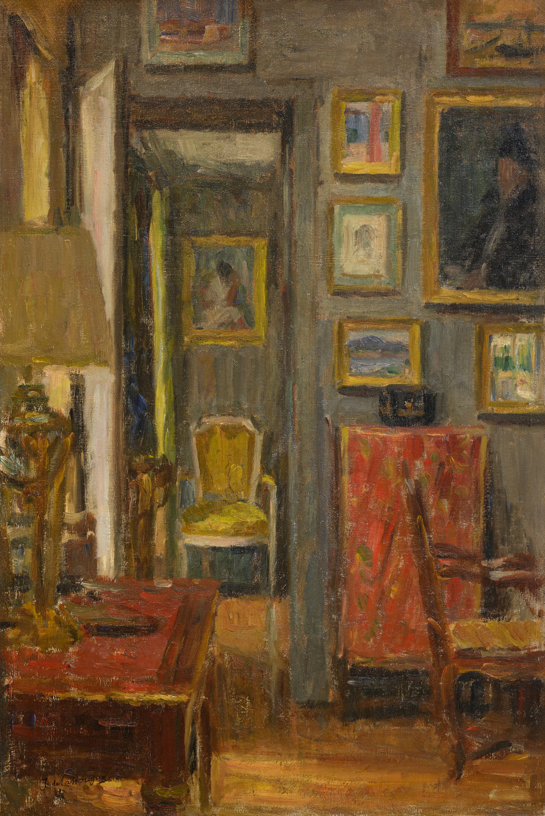 JEAN DE LA HOUGUE (1874-1959), entre échappées et intimités